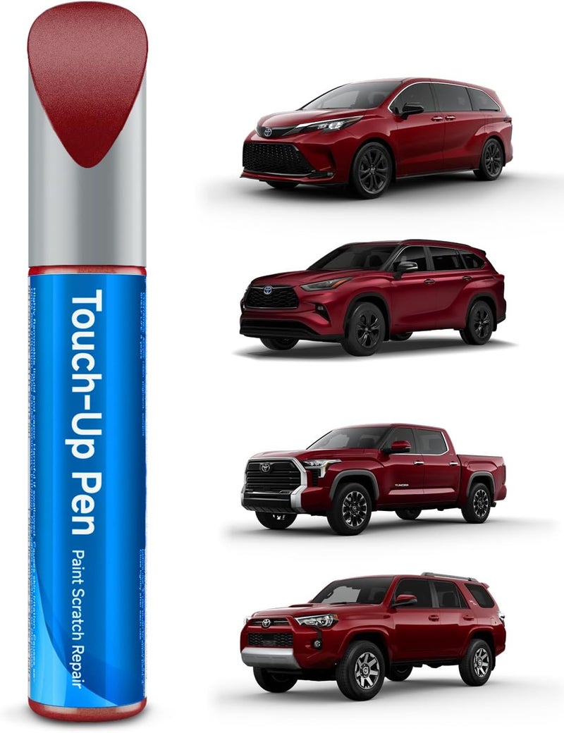 RSACET 3Q3 Dark Red/Salsa Red Pearl Touch Up Paint Compatible with Toyota Exact Match Touch Up Paint Car Scratch Repair - Image 1